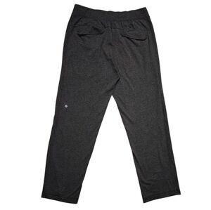 Lululemon Kung Fu Pant Heathered Soot Grey Straight Leg XL